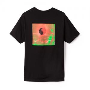 YIN YANG SUN TEE-BLK