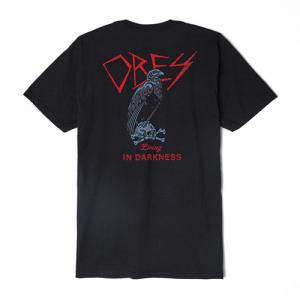 (163081545)LIVING IN DARKNESS TEE-BLK