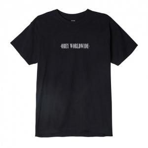 (163081517)OBEY NEW TIMES WORLDWIDE TEE-BLK