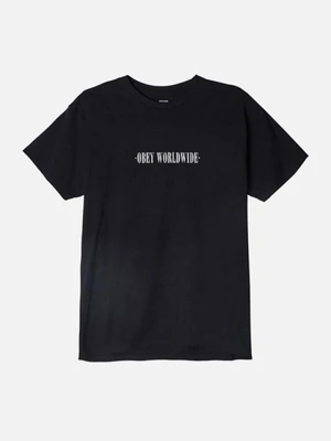 (163081517)OBEY NEW TIMES WORLDWIDE TEE-BLK