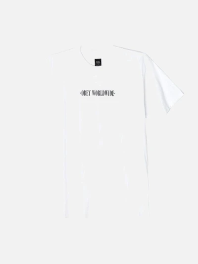 (163081517)OBEY NEW TIMES WORLDWIDE TEE-WHT
