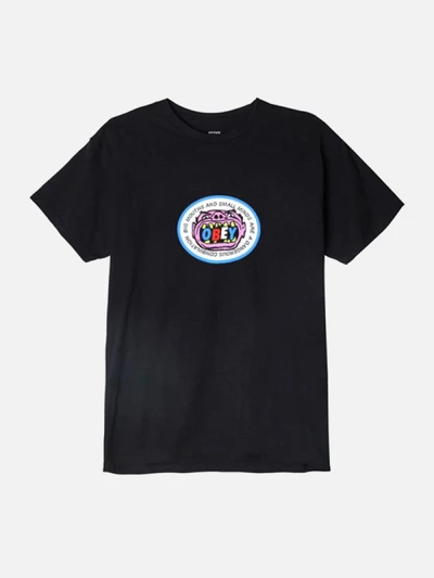 (163081551)BIG MOUTHS AND SMALL MINDS TEE-BLK