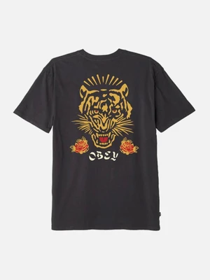 (166521521)KISS ME DEADLY TIGER TEE-DUSTY BLK