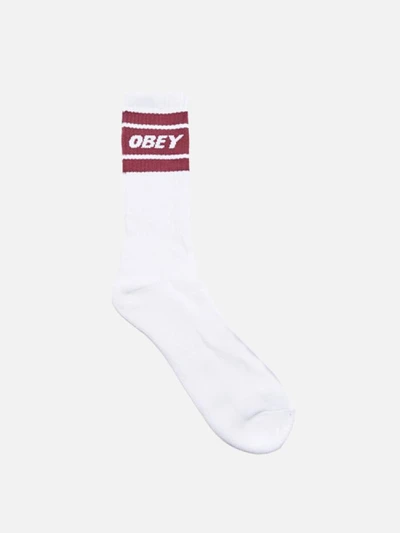 (100260093)COOPER II SOCKS-WHITE/RASP