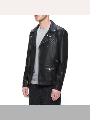 (121800239)BASTARDS PU JACKET-BLACK