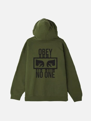(111731559)NO ONE PULLOVER HOOD-ARMY