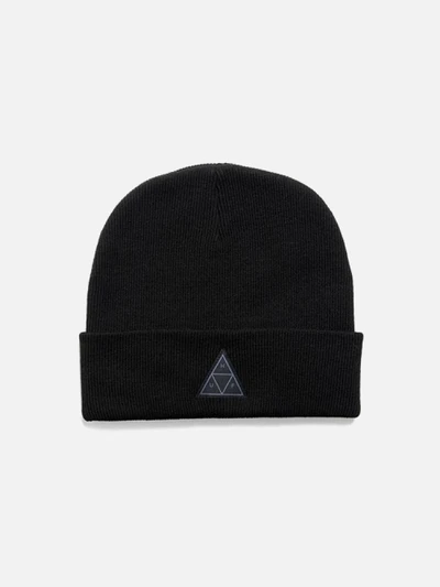 TRIPLE TRIANGLE BEANIE-BLK