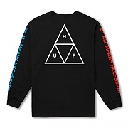 MULTI TRIPLE TRIANGLE LS TEE-BLK