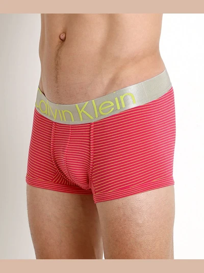 (U2716) STEEL MICRO LOW RISE TRUNK-342 AMORA W/REBEL THIN STRIPE