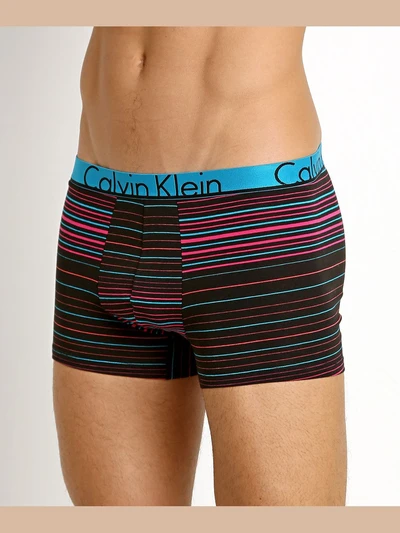 (NU8638) CK ID COTTON SOLIDS TRUNK-484 INCLINE STRIPE AMORA