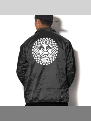 (125001566)DANCE PARTY COACHES JKT-BLK