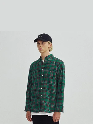 TARTAN CHECK SHIRTS GA [GREEN](GAVS04)