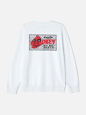 (111741595)BIG BOY PANTS BASIC CREW NECK-WHT