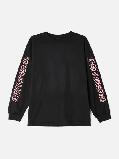 (164901557)PUBLIC OPINION LS TEE-BLK