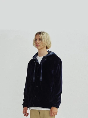 COACH JACKET GA [VELVET-NAVY]