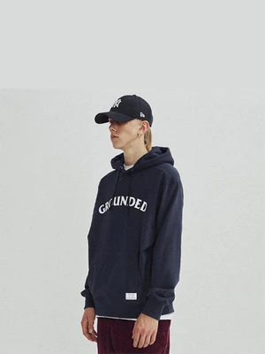 GROUNDED HOODIE GA [NAVY]