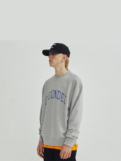 GROUNDED CREWNECK GA [MELANGE GREY]