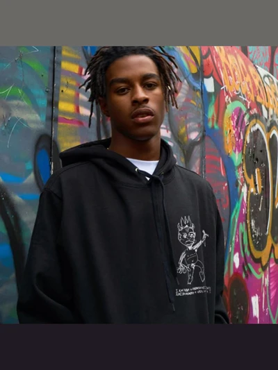 STILL LOVE YOU HOODIE-BLACK