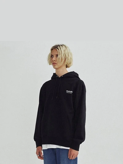 ORIGINAL LOGO HOODIE GA [BLACK]