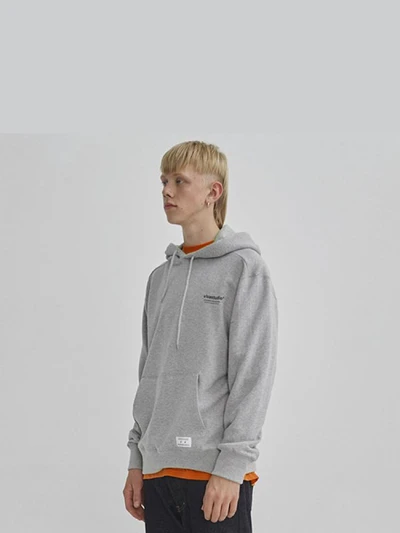 ORIGINAL LOGO HOODIE GA [GREY]