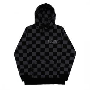 BASIC LOGO HOODIE - BLACK/CHARCOAL