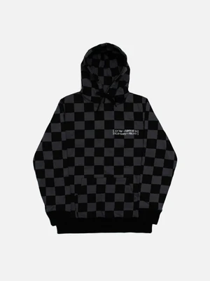 BASIC LOGO HOODIE - BLACK/CHARCOAL