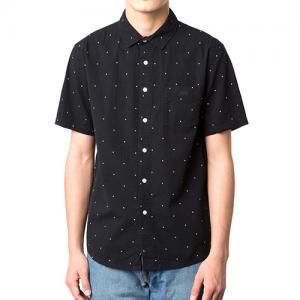 SEERSUCKER SHIRT-BLK