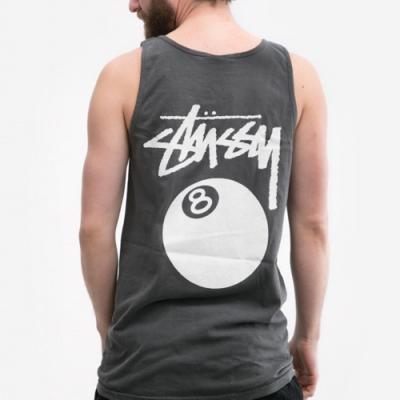 8 BALL PIG. DYED TANK-BLK