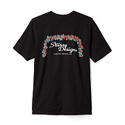 LB ROSES TEE-BLK