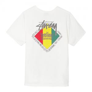 REGGAE DIAMOND PIG. DYED TEE-NATURAL