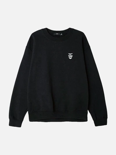 (112480015)BOX CREEPER CREW FLEECE-BLK