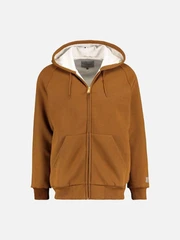 (I023777)HOODED THERMAL LINED JACKET-HAMILTON BROWN