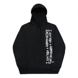 [17FW] VERTIKAL BASIC LOGO HOODIE - BLACK