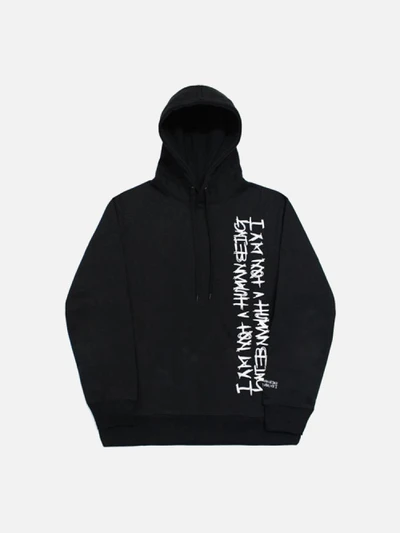 [17FW] VERTIKAL BASIC LOGO HOODIE - BLACK