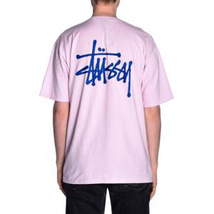 BASIC STUSSY TEE-LIGHT LAVENDER