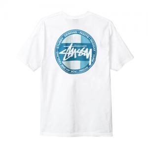 REGGAE SURF DOT TEE-WHT