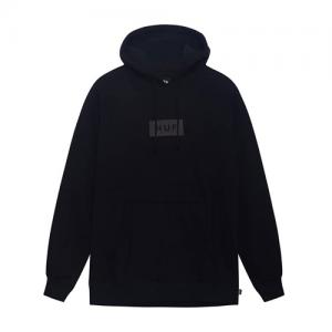 BAR LOGO OVERDYED PULLOVER-BLK