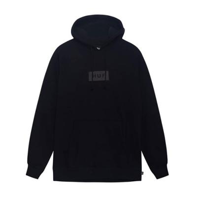 BAR LOGO OVERDYED PULLOVER-BLK