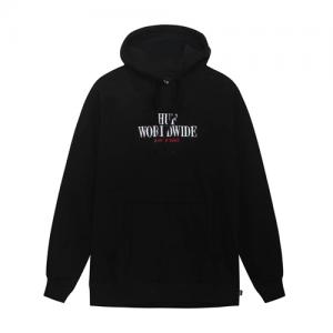SERIF STACK PULLOVER FLEECE-BLK