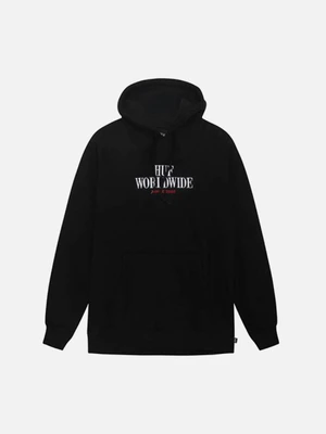 SERIF STACK PULLOVER FLEECE-BLK