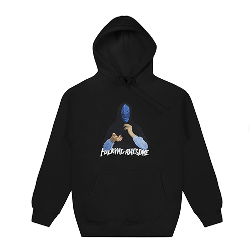 Blue Veil Hoodie-Black