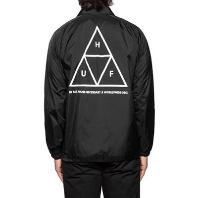 TRIPLE TRIANGLE COACHS JKT-BLK(wht)(흰색안감)