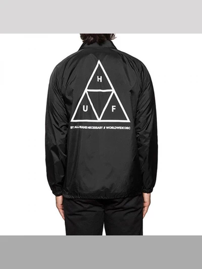 TRIPLE TRIANGLE COACHS JKT-BLK(wht)(흰색안감)