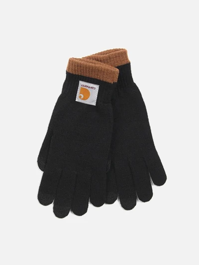 (I023820)TACTILE GLOVES-BLK(H.BROWN)
