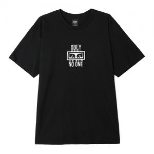 (131080220)NO ONE SS TEE-BLK