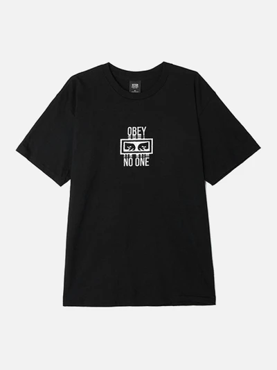 (131080220)NO ONE SS TEE-BLK