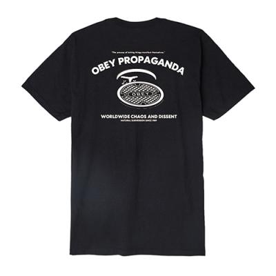 (163081611)SEWER CREEP TEE-BLK