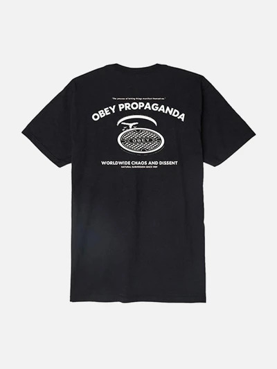 (163081611)SEWER CREEP TEE-BLK