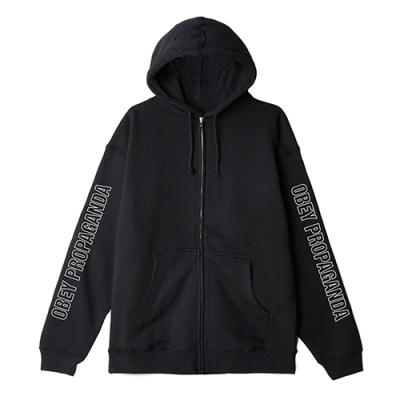(111751641)ROUGH DRAFT ZIP UP HD-BLK