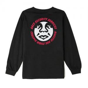 (164901610)SECURITY SERVICES LS TEE-BLK